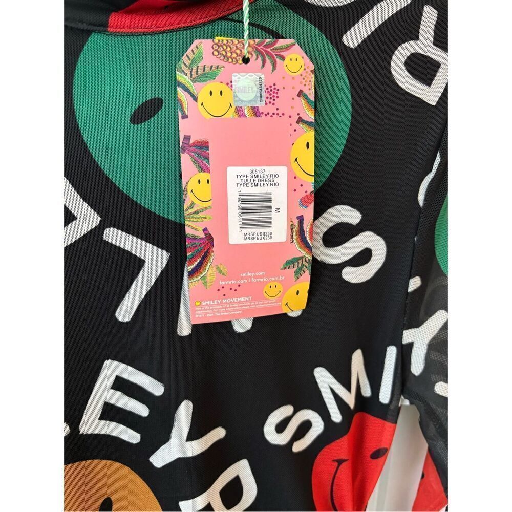 NWT Farm Rio Type Smiley Rio Tulle Dress, Med $260 E24 - Picture 4 of 12